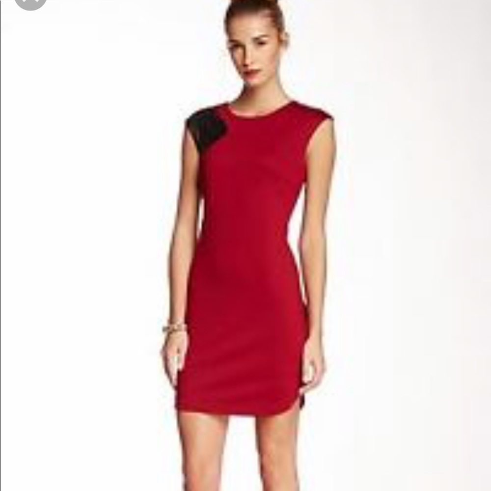 ❤️❤️SOLD❤️❤️NWT Trina Turk red dress with black